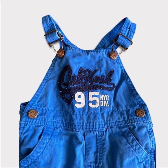 OSHKOSH | Blue Baby Boy Overalls 18 months - Picture 2 of 5